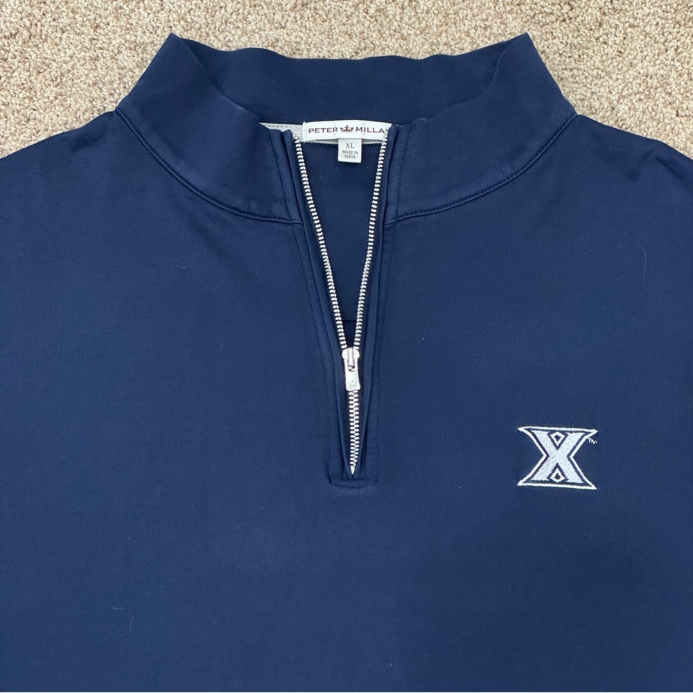 Peter Millar Xavier Crown Comfort Quarter Zip Premium Pullover Men's XL EUC - Picture 3 of 7